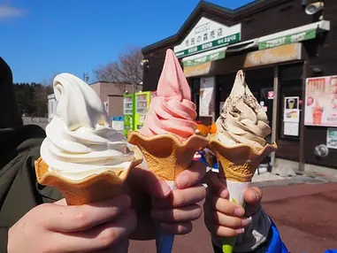 函館っ子大好き、ふわりソフトクリーム