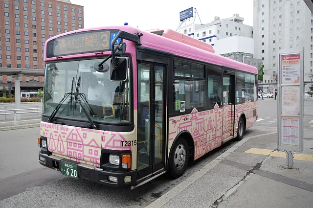 バス1日乗車券で、ワイドに市内観光