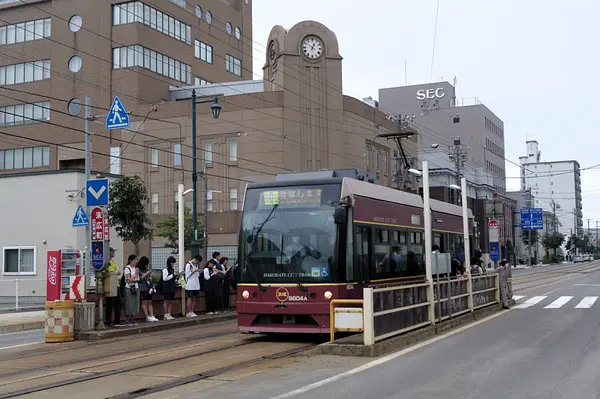 ※函館新聞社撮影※末広町電停.JPG